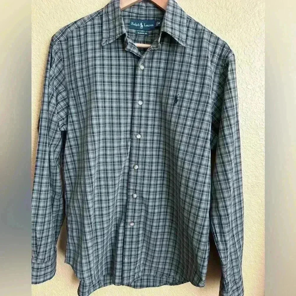 Ralph Lauren Classic Fit Long Sleeve Button Down Shirt